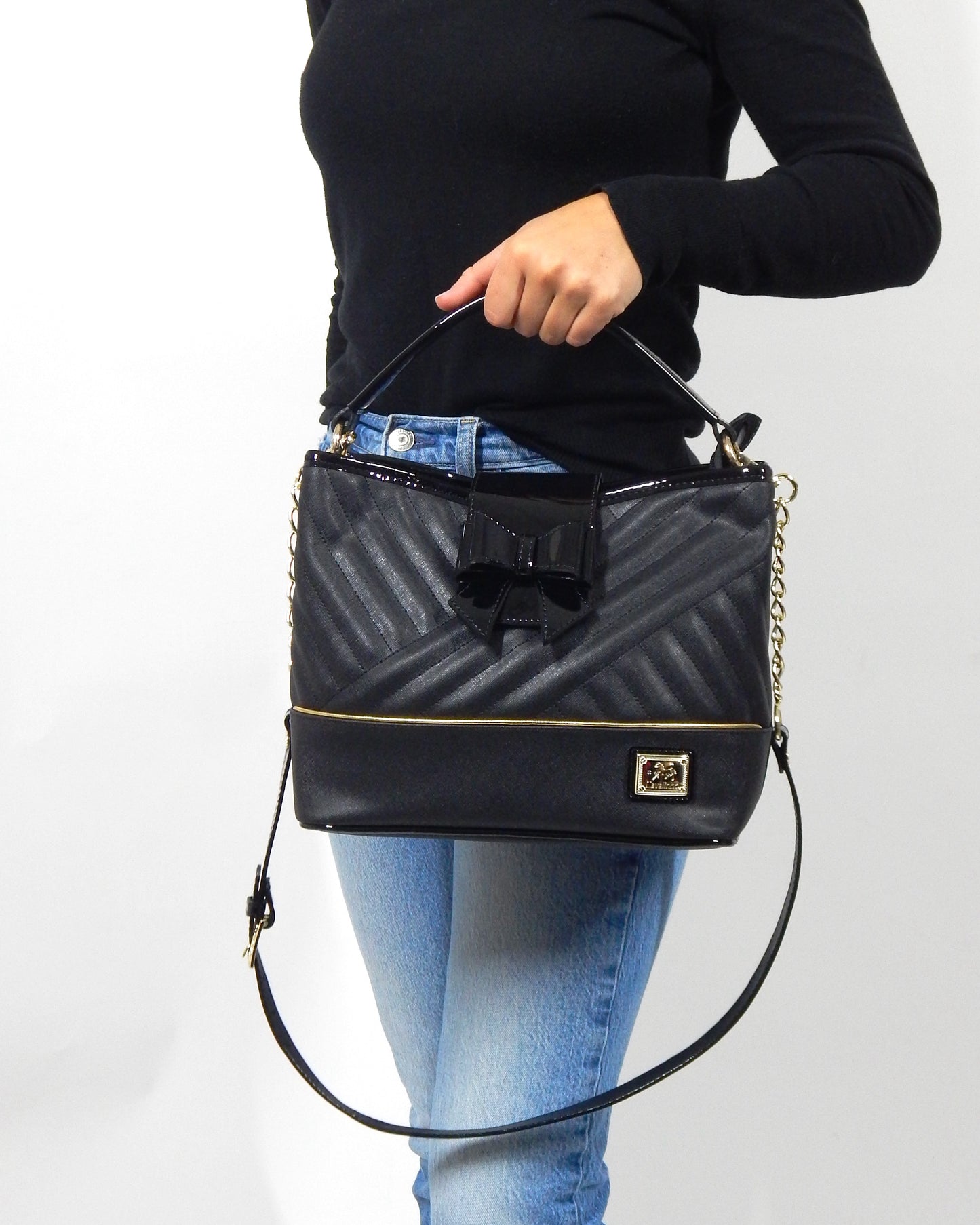 #color_ Black | Cavalinho Ciao Bella Handbag - Black - 18060272.01_bodyshot_0272_1