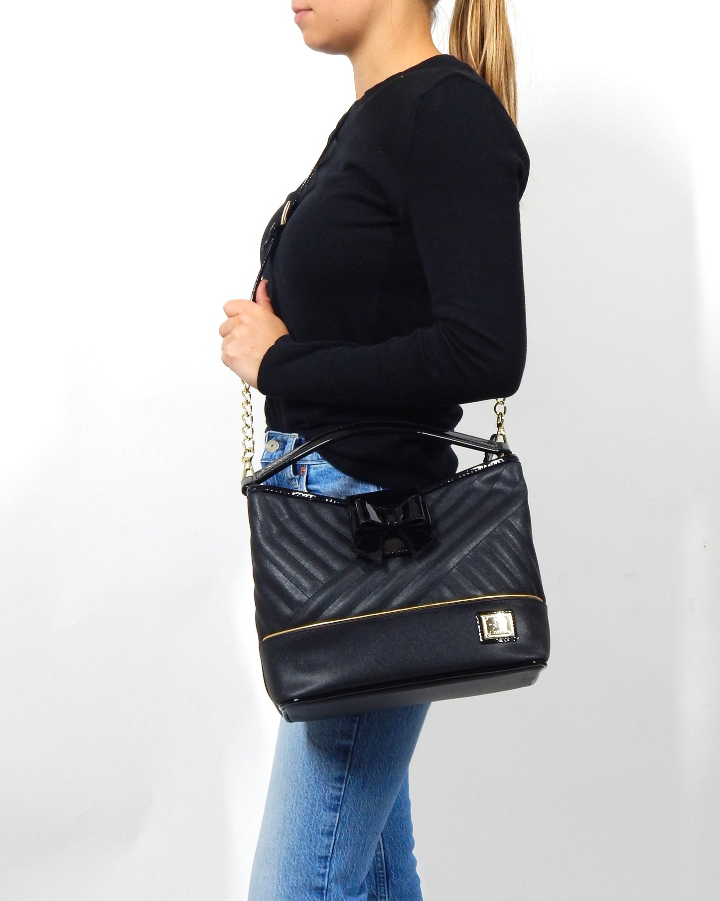#color_ Black | Cavalinho Ciao Bella Handbag - Black - 18060272.01_bodyshot_0272_2