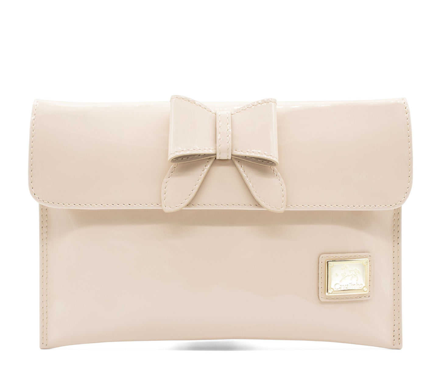 #color_ Beige | Cavalinho All In Patent Leather Clutch Bag - Beige - 18090068.05_1