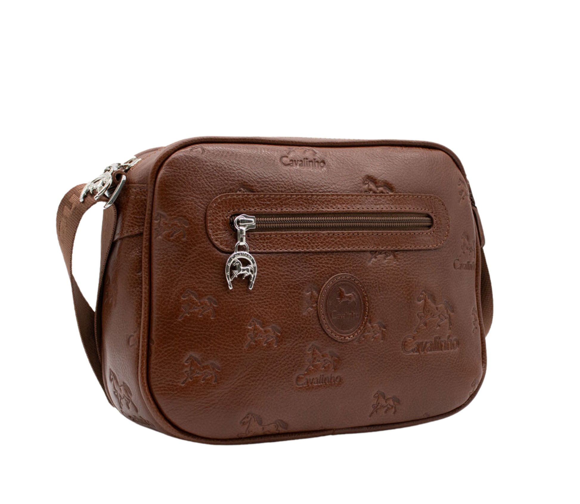 #color_ SaddleBrown | Cavalinho Cavalo Lusitano Leather Crossbody Bag - SaddleBrown - 18090190.01_2