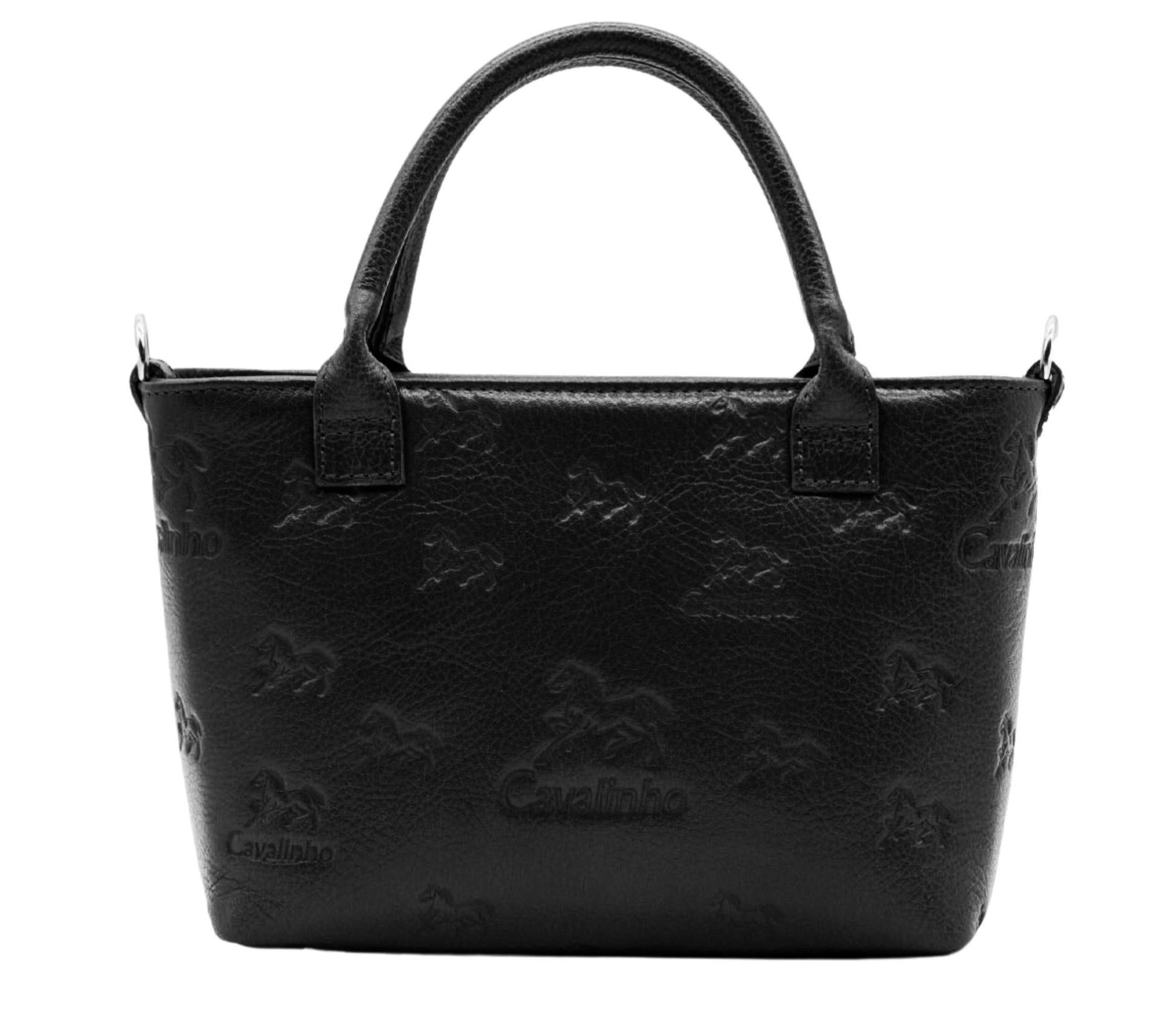 #color_ Black | Cavalinho Cavalo Lusitano Mini Leather Handbag - Black - 18090243.01.99_3