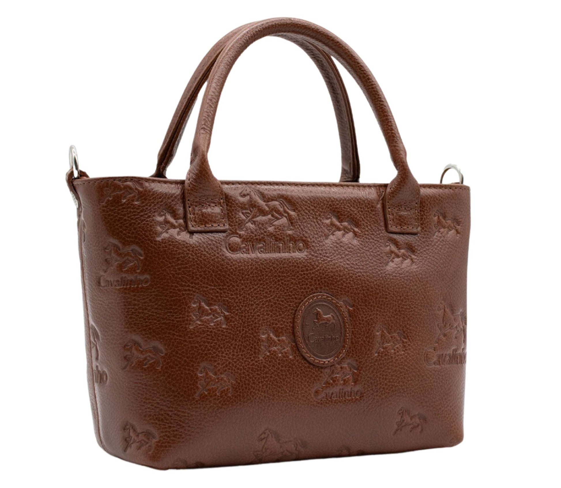 #color_ SaddleBrown | Cavalinho Cavalo Lusitano Mini Leather Handbag - SaddleBrown - 18090243.13.99_2