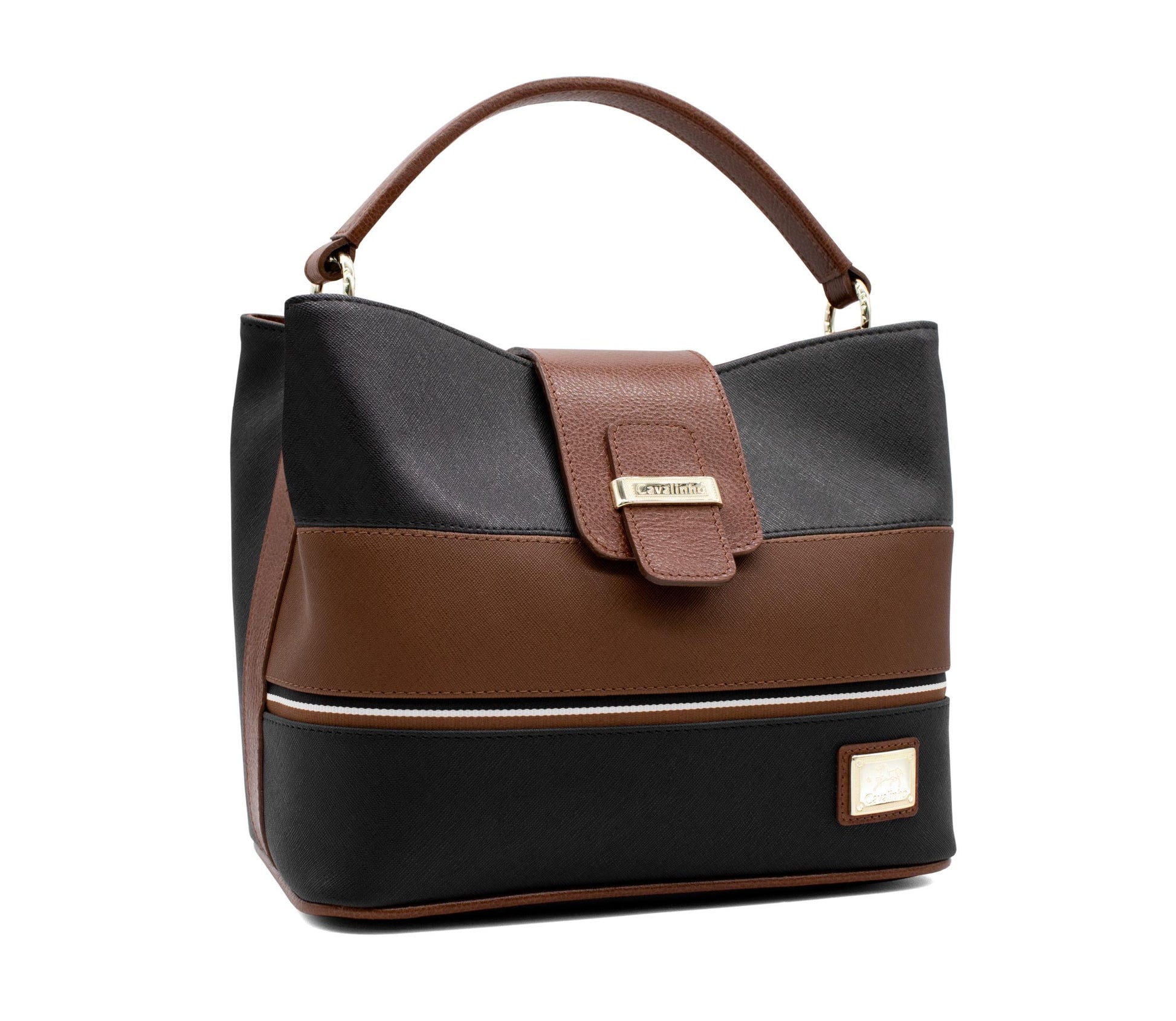 #color_ Black & Honey | Cavalinho Unique Handbag - Black & Honey - 18260157.32_2