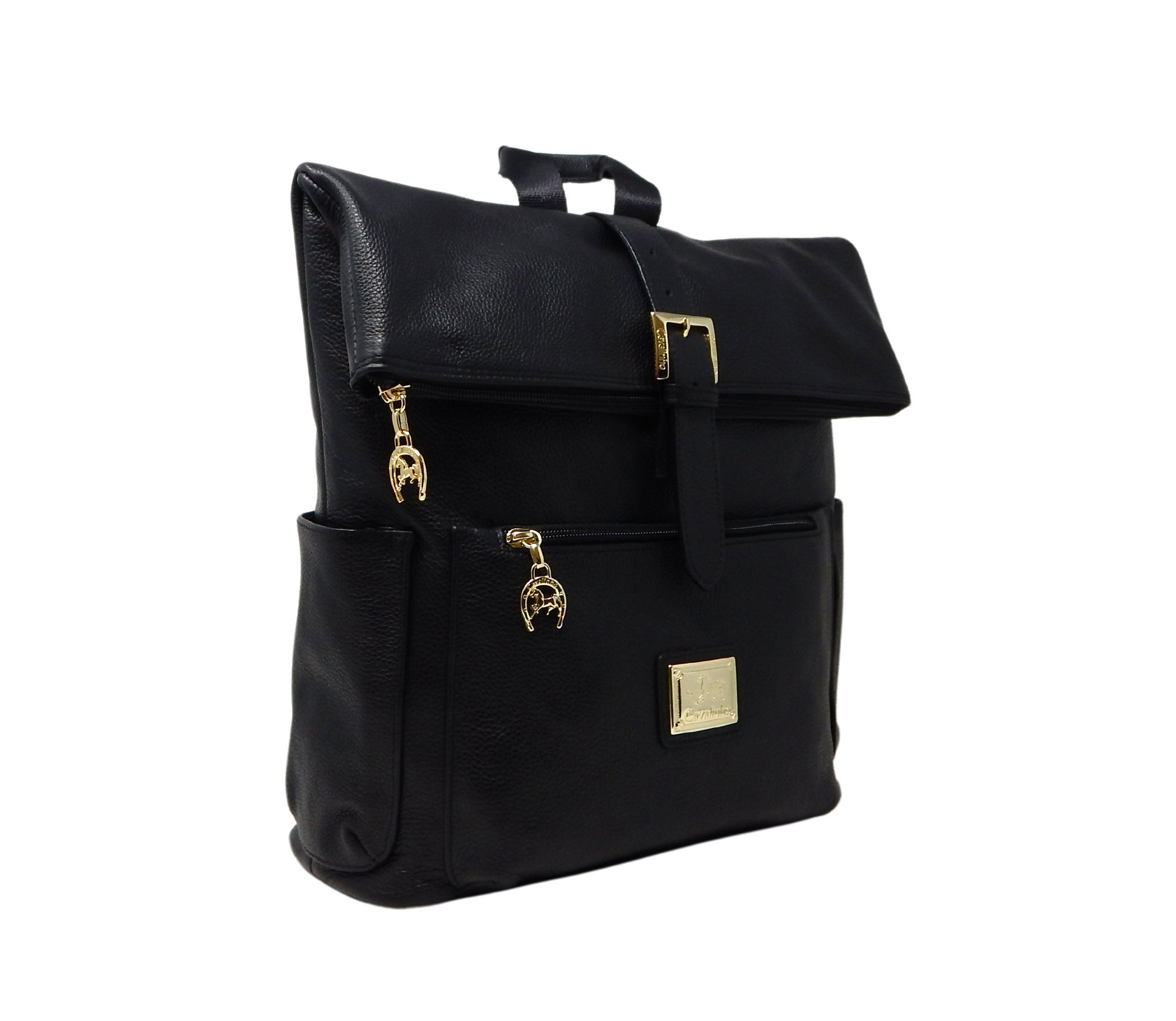 #color_ Black | Cavalinho Muse Leather Backpack - Black - 18300415.01_2
