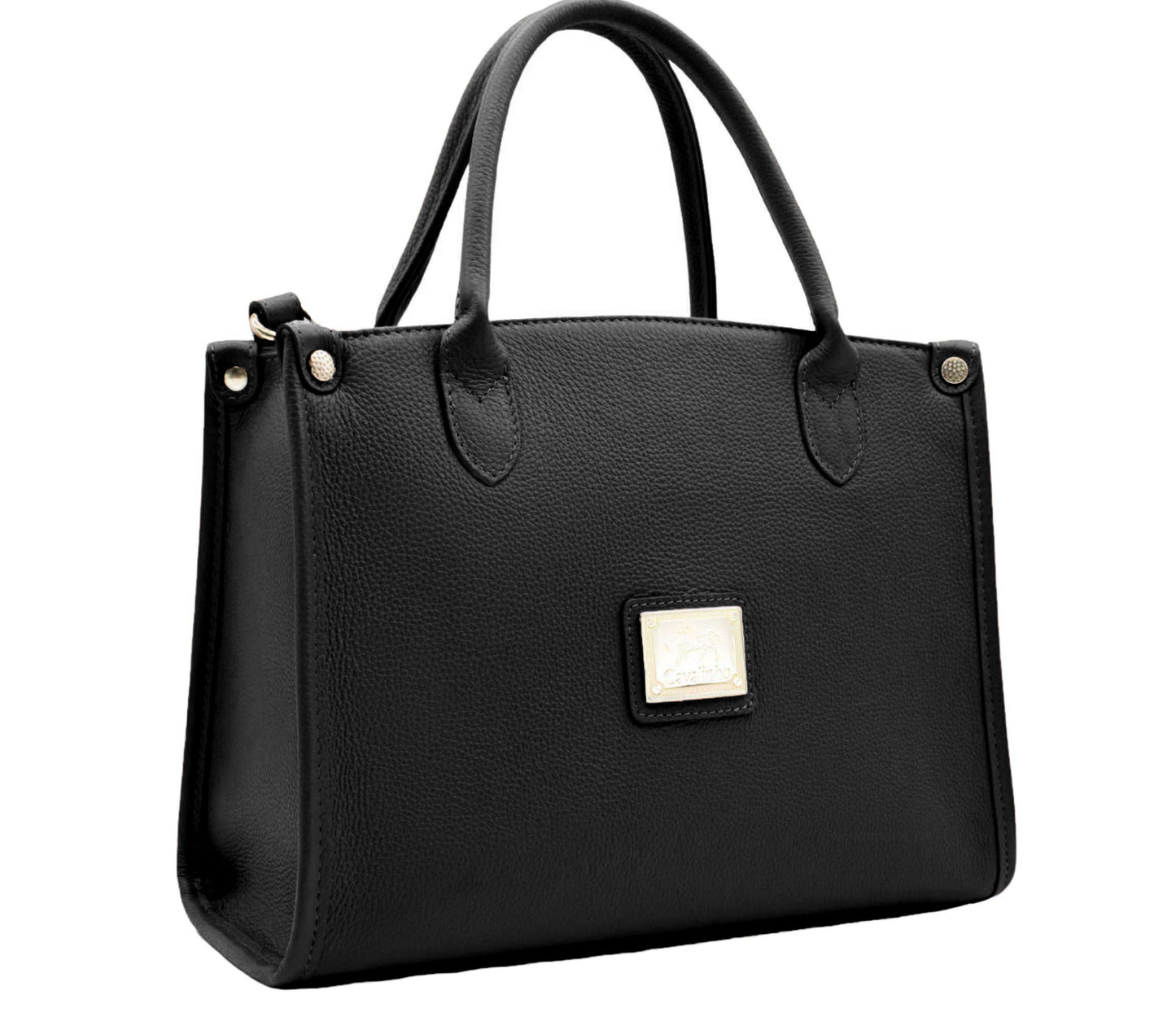 #color_ Black | Cavalinho Muse Leather Handbag - Black - 18300480.01.99_2