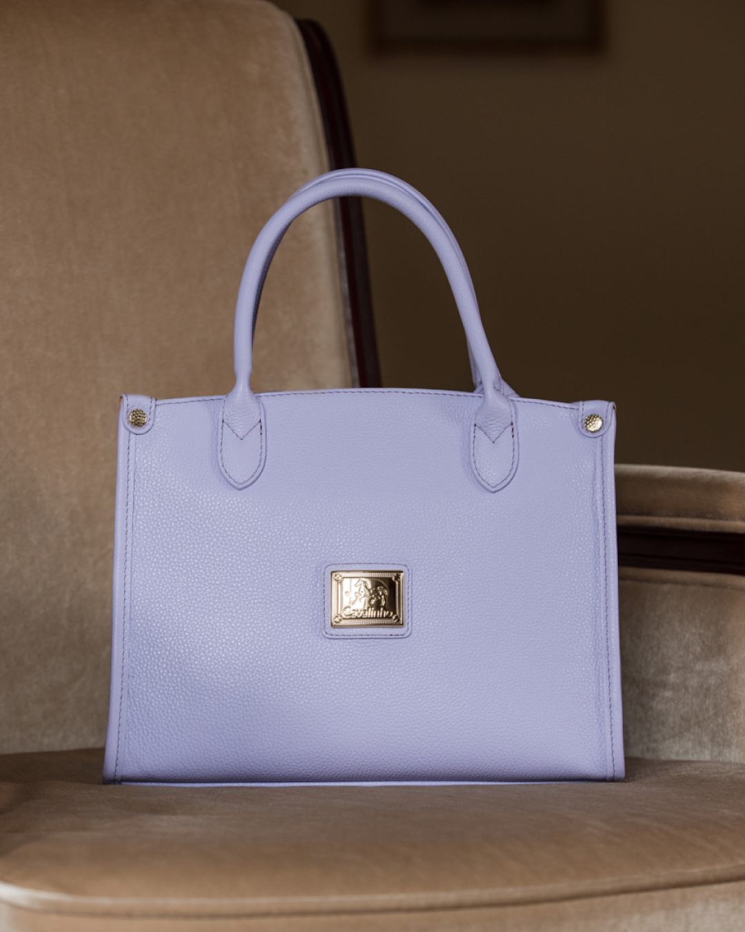 #color_ Lilac | Cavalinho Muse Leather Handbag - Lilac - 18300480.39_M01