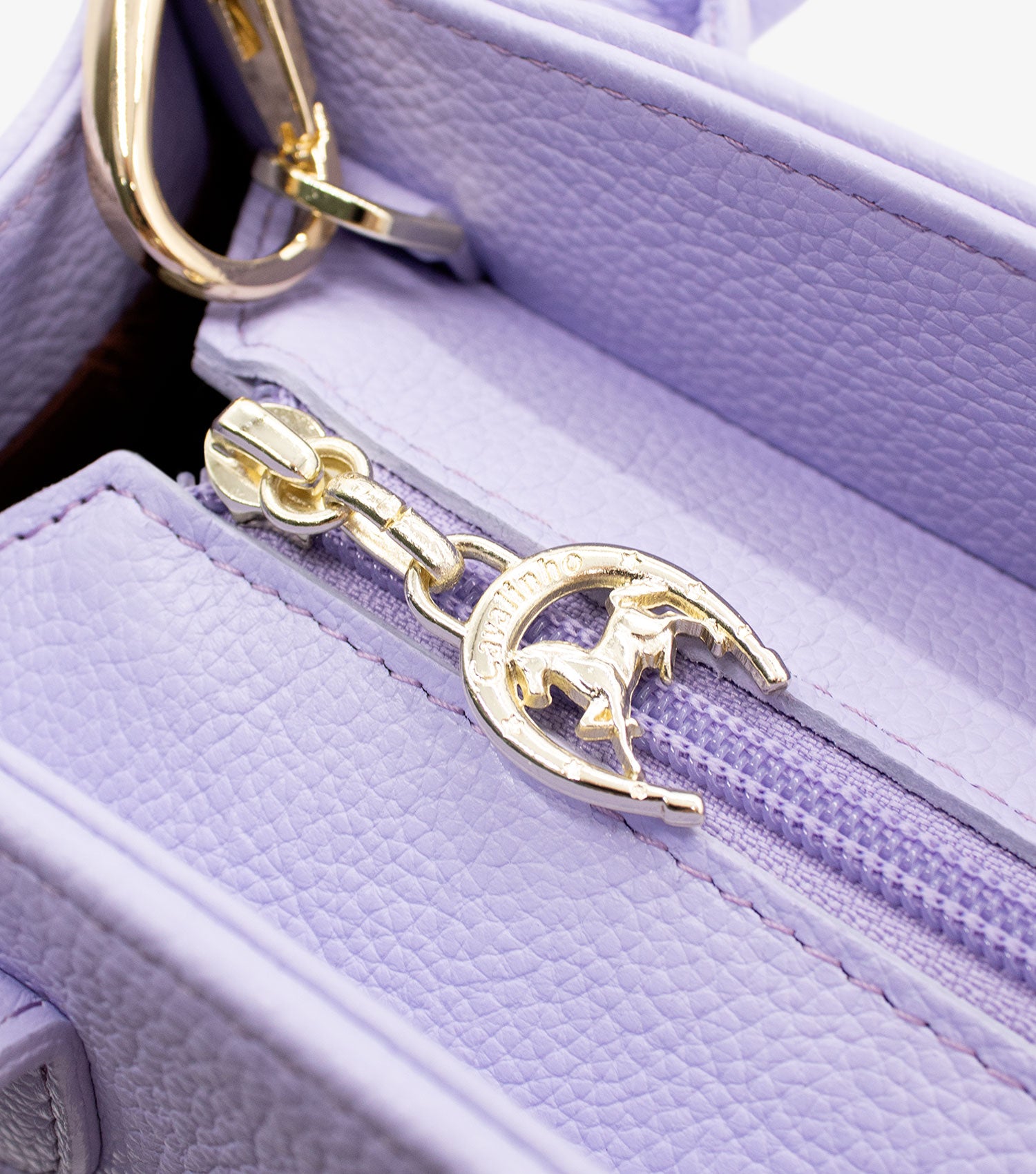 #color_ Lilac | Cavalinho Muse Leather Handbag - Lilac - 18300480.39_P05