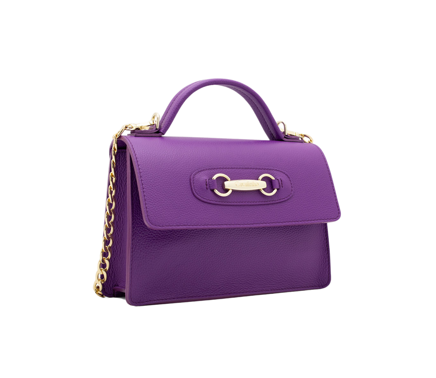 Cavalinho Muse Leather Handbag - Purple - 18300517.40_P02