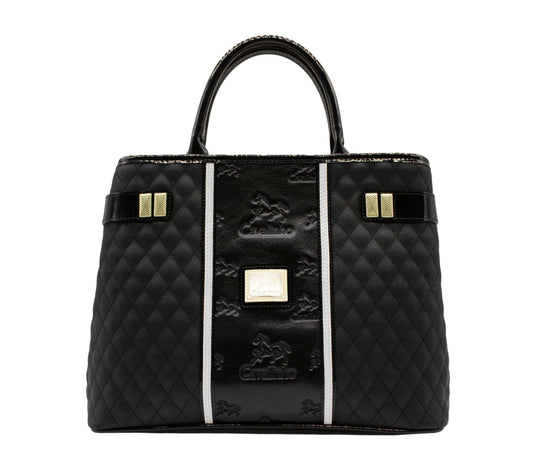 #color_ Black and White | Cavalinho Royal Handbag - Black and White - 18390145.21.99