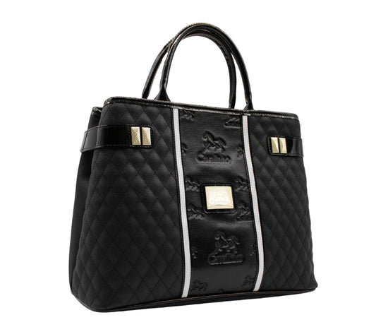 #color_ Black and White | Cavalinho Royal Handbag - Black and White - 18390145.21.99_2