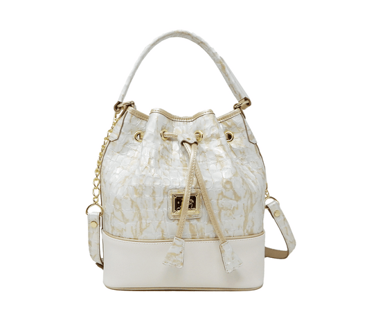 #color_ Beige White | Cavalinho Mystic Bucket Bag - Beige White - 18460281.31_1