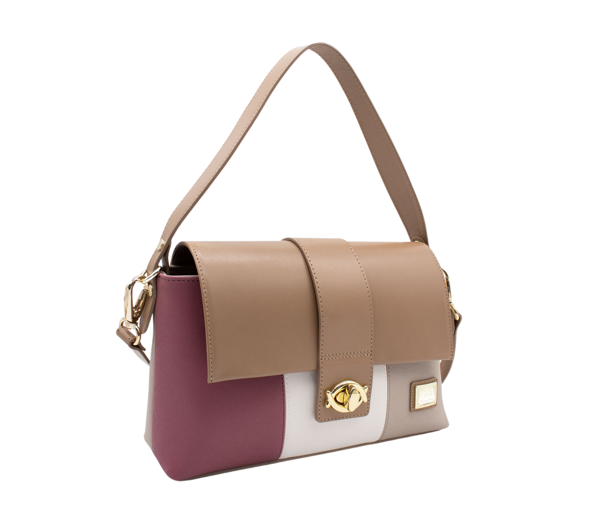#color_ Beige White Pink | Cavalinho Allegro Handbag - Beige White Pink - 18480514.07_P02