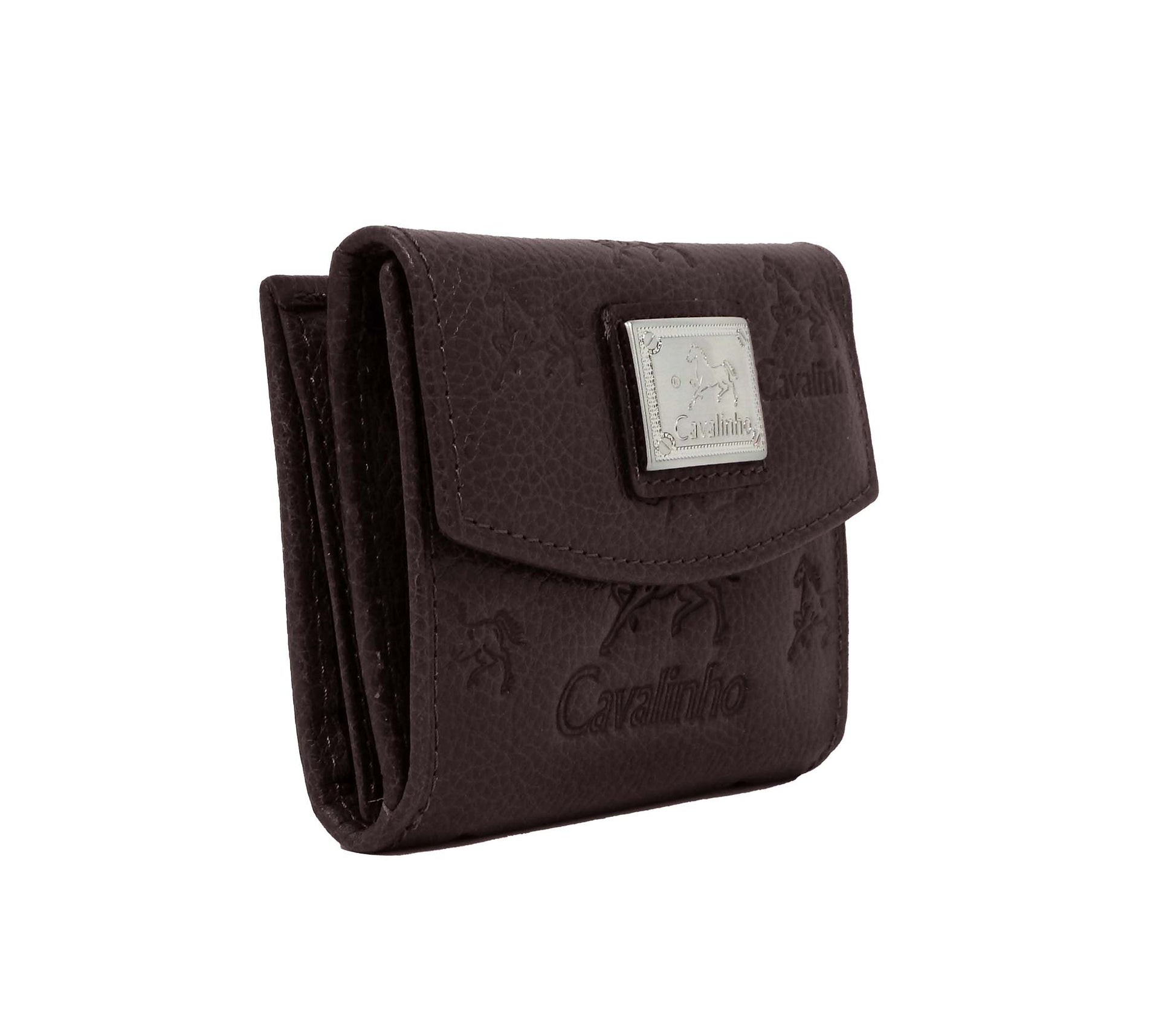#color_ Brown | Cavalinho Cavalo Lusitano Mini Leather Wallet - Brown - 28090530.02_2