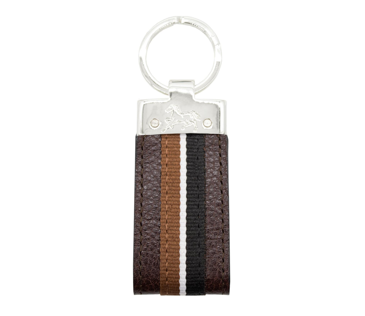 #color_ Brown | Cavalinho The Sailor Leather Keychain - Brown - 28150536.02_2