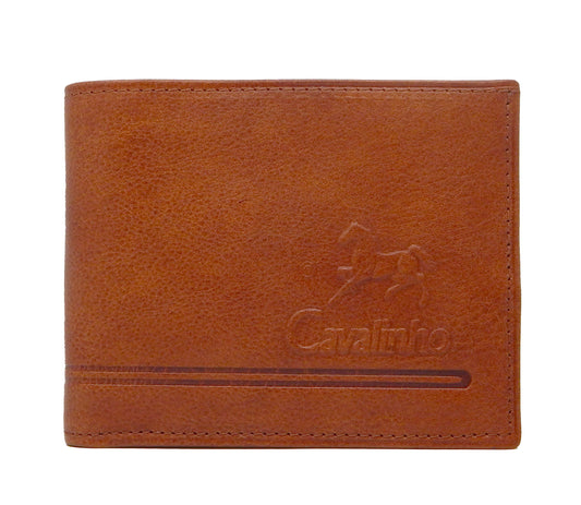 #color_ SaddleBrown | Cavalinho Men's Bifold Leather Wallet - SaddleBrown - 28160512.13.99_1