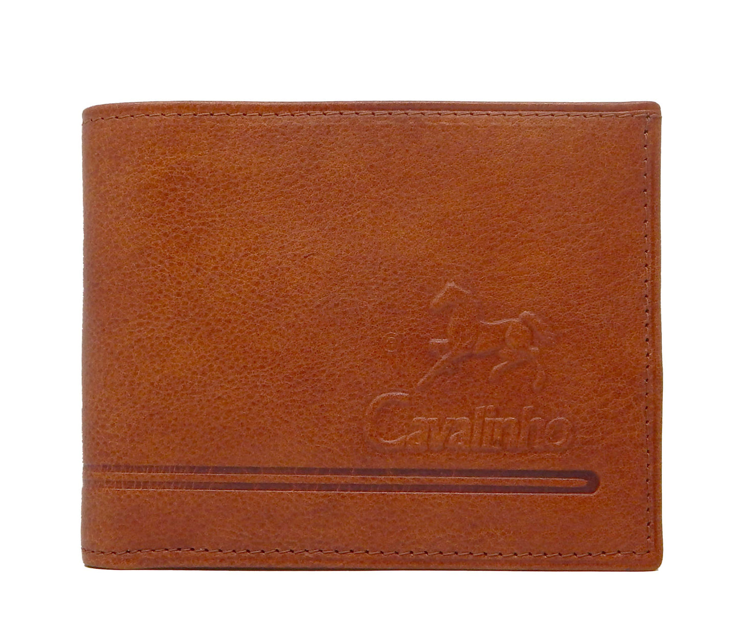 #color_ SaddleBrown | Cavalinho Men's Bifold Leather Wallet - SaddleBrown - 28160512.13.99_1