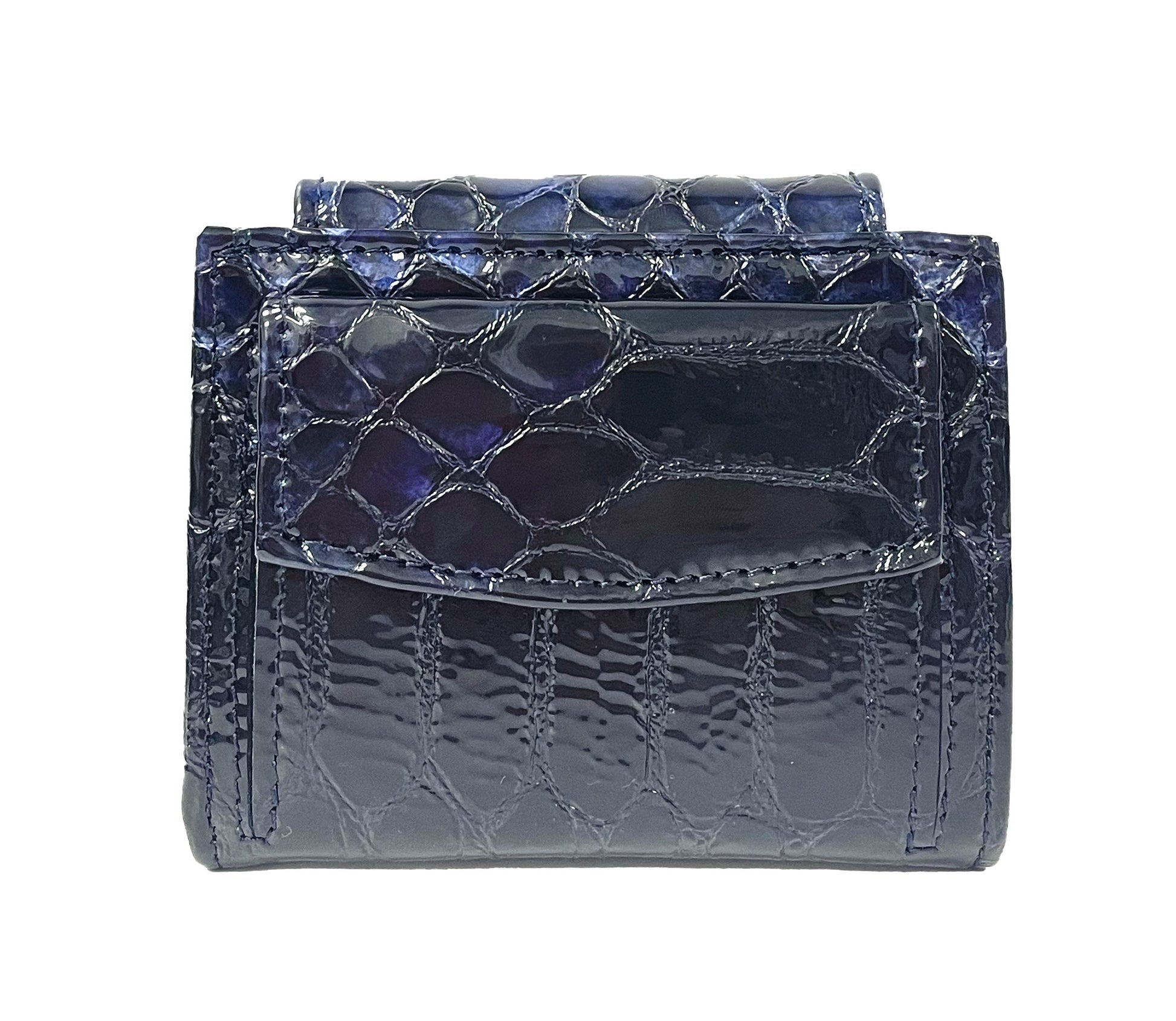 #color_ Navy | Cavalinho Gallop Mini Patent Leather Wallet - Navy - 28170279.03.99_3