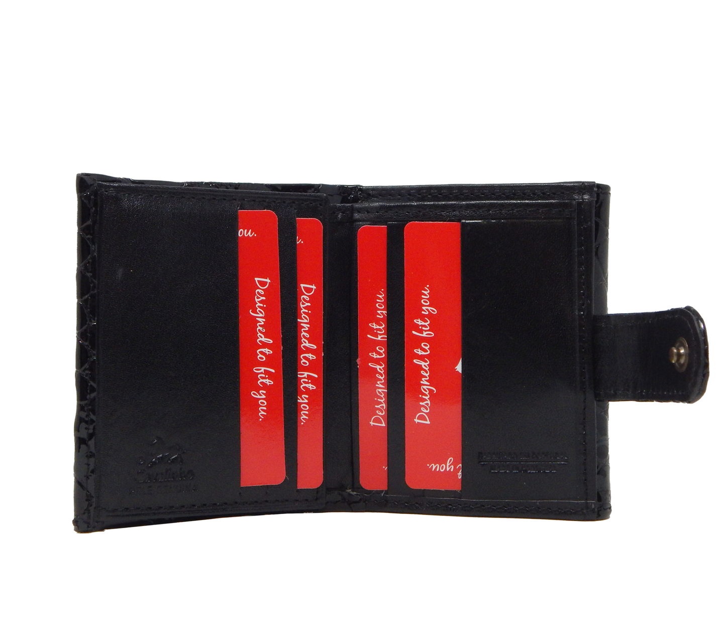 #color_ Black | Cavalinho Gallop Mini Patent Leather Wallet - Black - 28170530.01_4