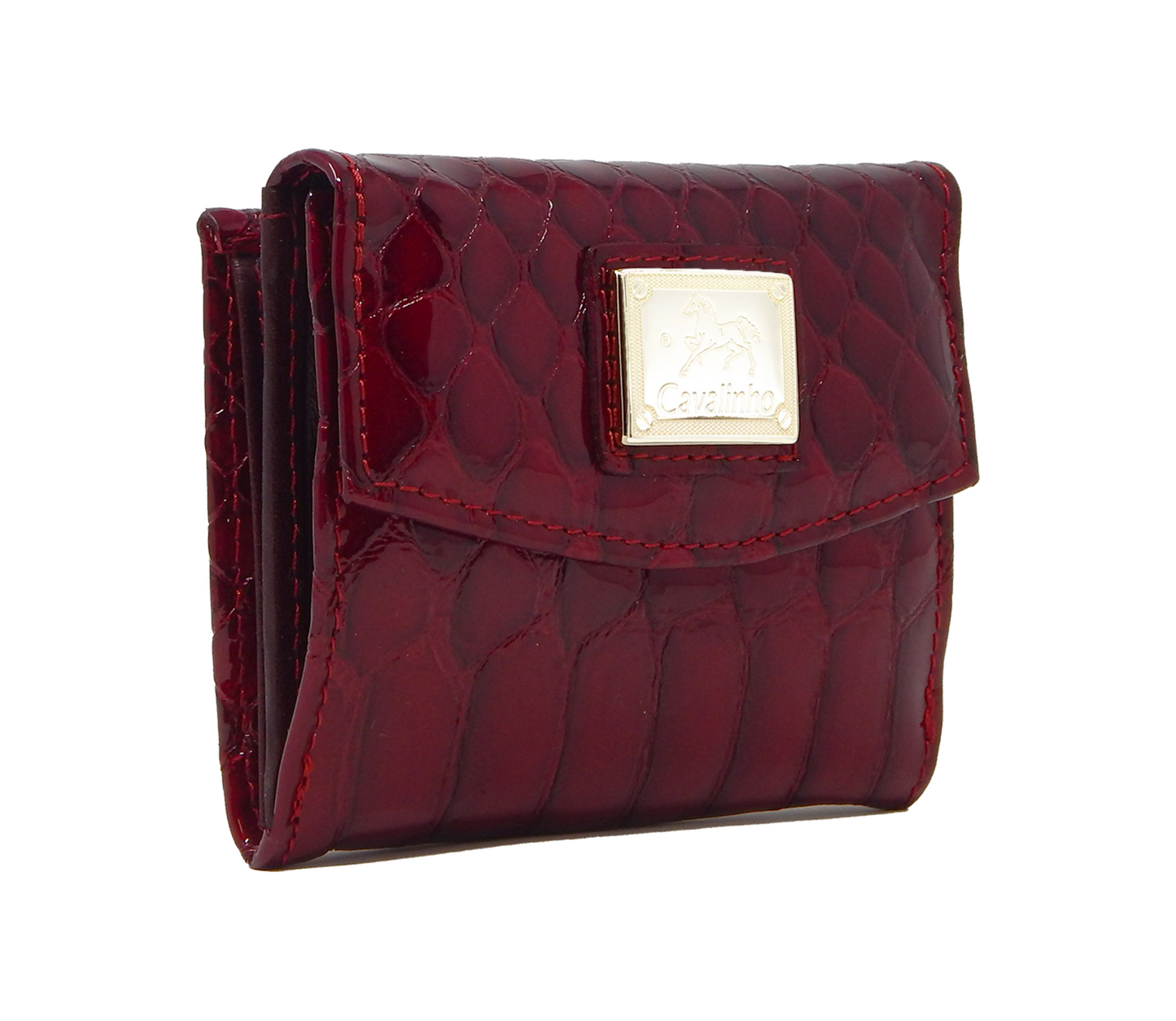 #color_ Red | Cavalinho Gallop Mini Patent Leather Wallet - Red - 28170530.04_2