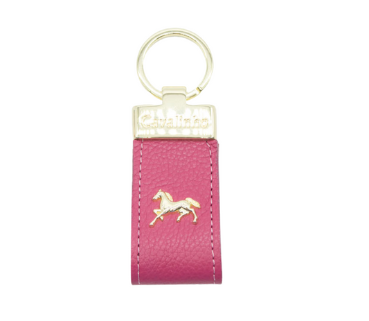 #color_ HotPink | Cavalinho Muse Leather Keychain - HotPink - 28300536.18_P01