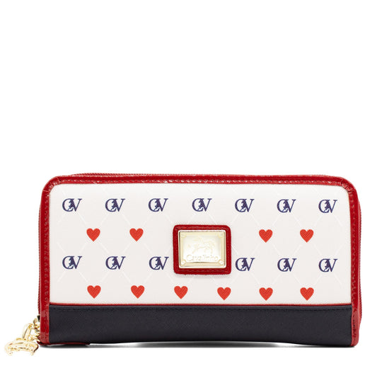 #color_ Navy White Red | Cavalinho Love Yourself Wristlet - Navy White Red - 28440212.22_1