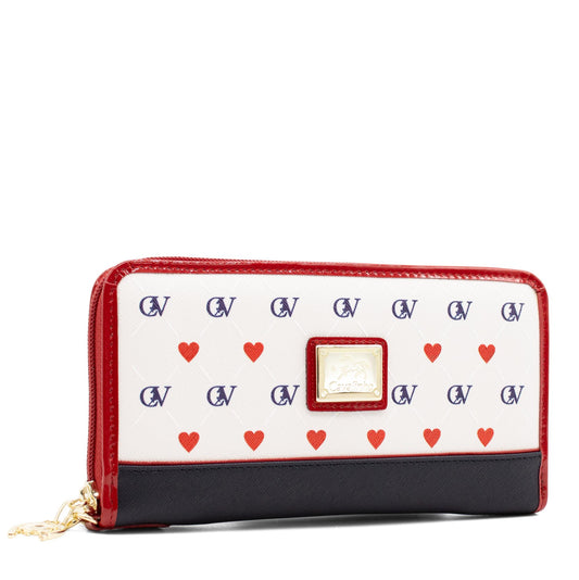 #color_ Navy White Red | Cavalinho Love Yourself Wristlet - Navy White Red - 28440212.22_2