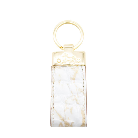 #color_ Beige White | Cavalinho Mystic Patent Leather Keychain - Beige White - 28460536.31_2