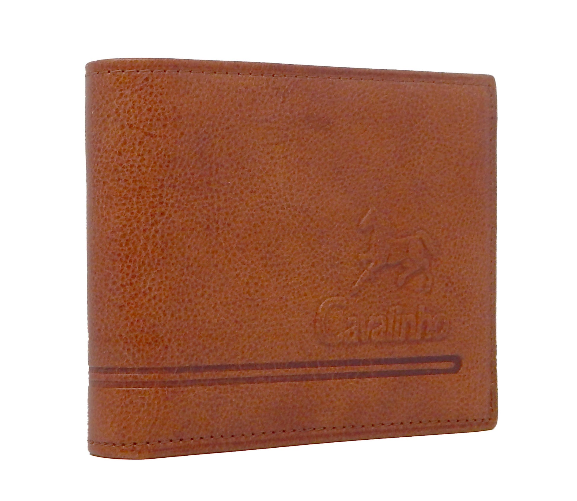 #color_ SaddleBrown | Cavalinho Men's Trifold Leather Wallet - SaddleBrown - 28610505.13.99_2