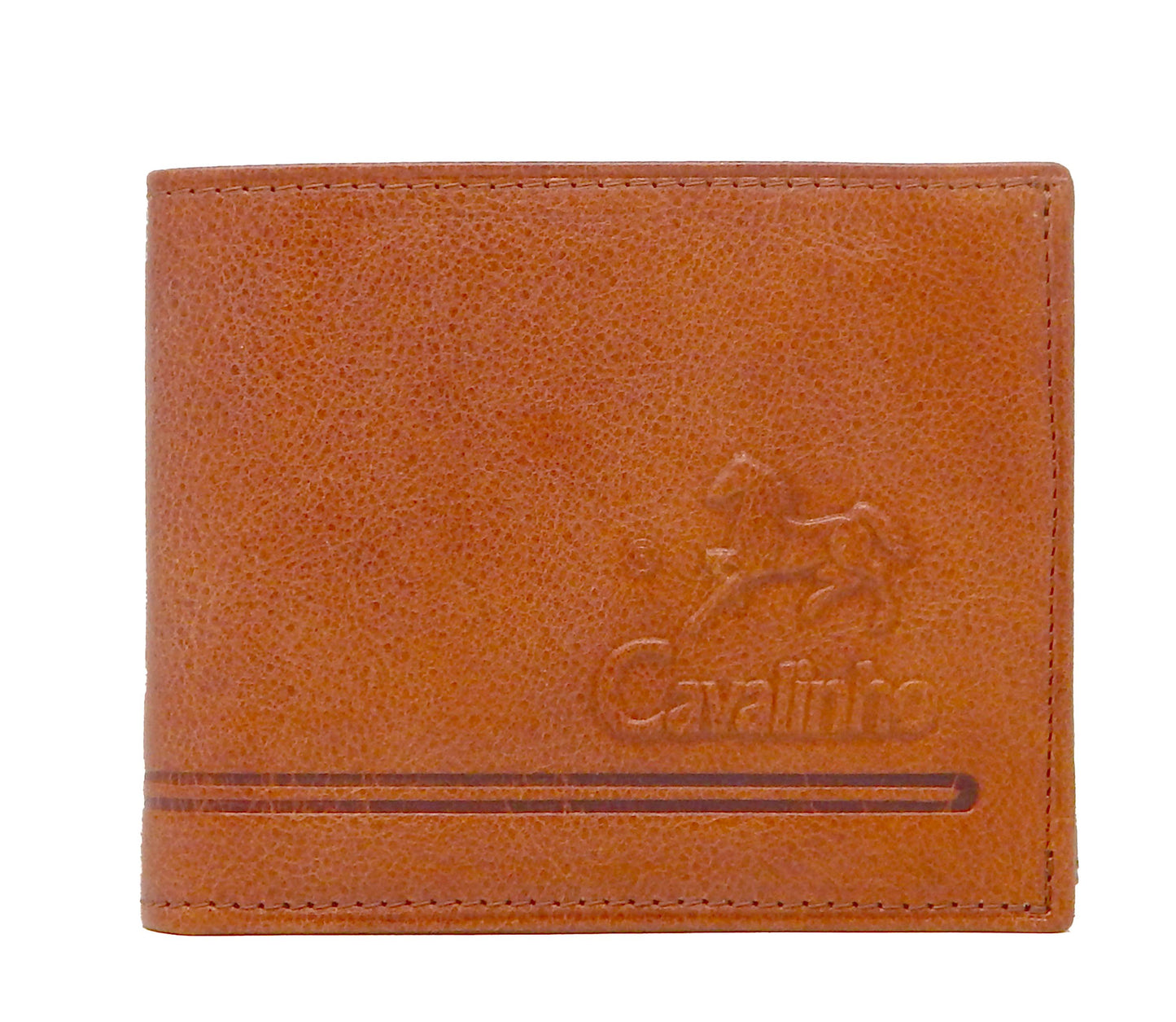 #color_ SaddleBrown | Cavalinho Men's Trifold Leather Wallet - SaddleBrown - 28610507.13.99_1