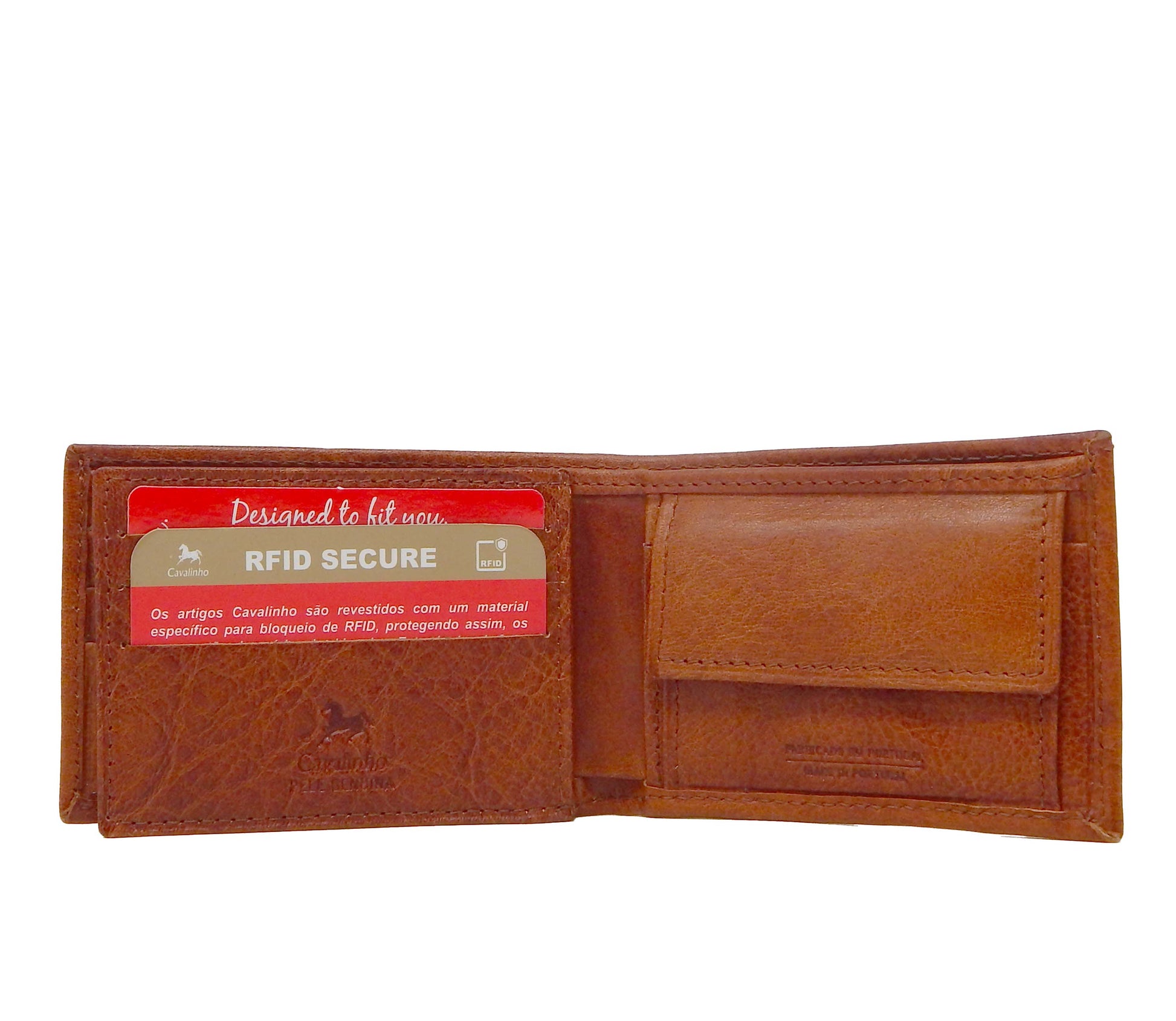 #color_ SaddleBrown | Cavalinho Men's Bifold Leather Wallet - SaddleBrown - 28610585.13.99_5