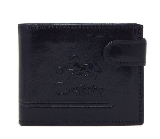#color_ Black | Cavalinho Men's Trifold Leather Wallet - Black - 28610586.01_1