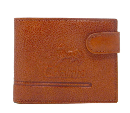 #color_ SaddleBrown | Cavalinho Men's Trifold Leather Wallet - SaddleBrown - 28610586.13.99_1