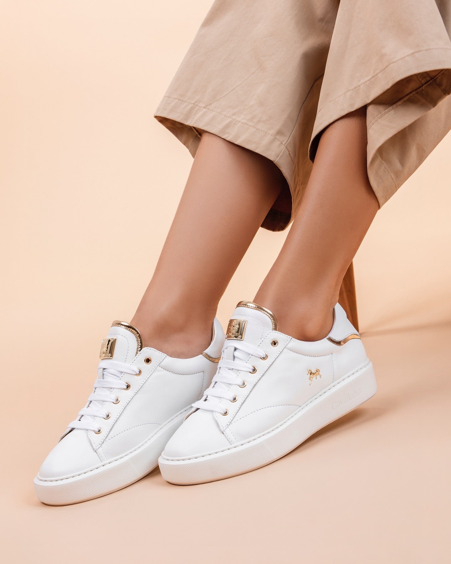 #color_ White & Gold | Cavalinho Spirit Sneakers - White & Gold - 48010102.16_M02