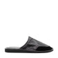 #color_ Black | Cavalinho Leather House Slippers - Black - 48120105.01_1