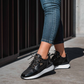 #color_ Black | Cavalinho Navy Line Sneakers - Black - 48130103.01_M01