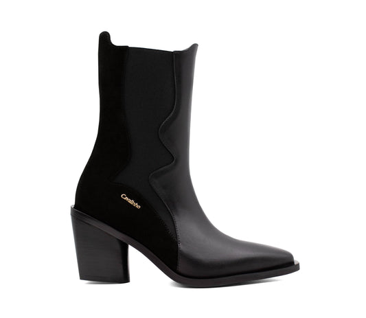 #color_ Black | Cavalinho Arizona Leather Boots - Black - 48160401.01_1