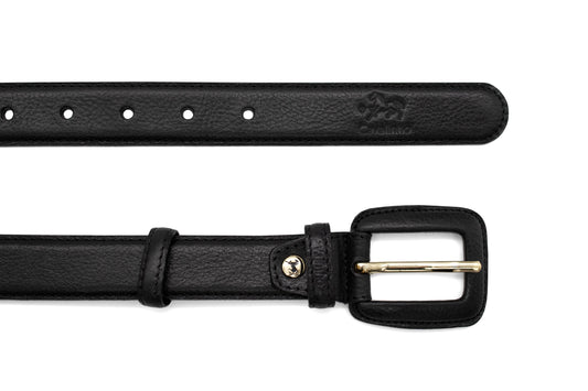 #color_ Black Gold | Cavalinho Classic Leather Belt - Black Gold - 58010914.01_3