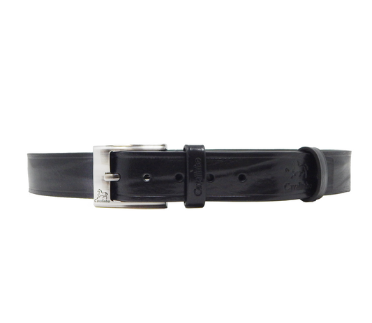 #color_ Black Silver | Cavalinho Formal Leather Belt - Black Silver - 58020456.01