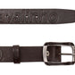 #color_ Brown Silver | Cavalinho Men's Leather Belt - Brown Silver - 58020510.02_2
