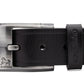 #color_ Black Silver | Cavalinho Men’s Leather Belt - Black Silver - 58020514.01_2