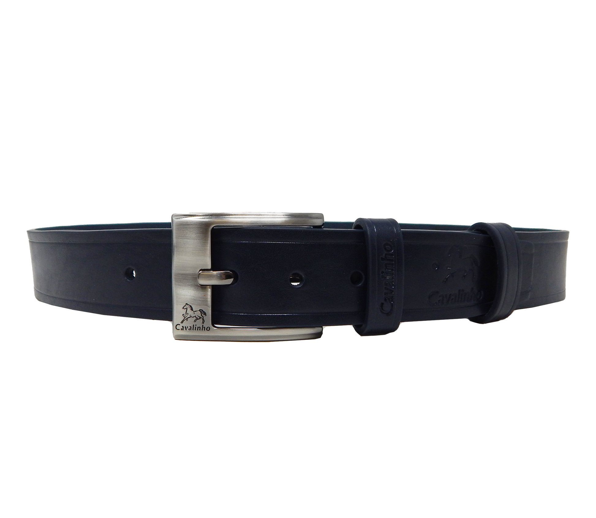 #color_ Navy Silver | Cavalinho Men’s Leather Belt - Navy Silver - 58020514.03_1