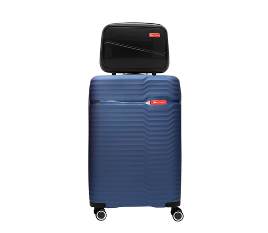 #color_ Black | Cavalinho Canada & USA 2 Piece Hardside Luggage Set (14" & 24") - Black - 68010003.0103.S1424._1