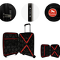 #color_ Black Black | Cavalinho Canada & USA Colorful 2 Piece Luggage Set (15" & 19") - Black Black - 68020004.0101.S1519._4