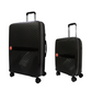 #color_ Black Black | Cavalinho Canada & USA Colorful 2 Piece Luggage Set (19" & 28") - Black Black - 68020004.0101.S1928._2