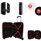 #color_ Black White | Cavalinho Canada & USA Colorful 2 Piece Luggage Set (15" & 19") - Black White - 68020004.0106.S1519._4