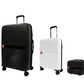 #color_ Black White Black | Cavalinho Canada & USA Colorful 3 Piece Luggage Set (15", 19" & 28") - Black White Black - 68020004.010601.S151928._2