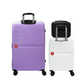 #color_ Black White Lilac | Cavalinho Canada & USA Colorful 3 Piece Luggage Set (15", 19" & 28") - Black White Lilac - 68020004.010639.S151928._3