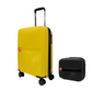 #color_ Black Yellow | Cavalinho Canada & USA Colorful 2 Piece Luggage Set (15" & 19") - Black Yellow - 68020004.0108.S1519._3