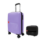 #color_ Black Lilac | Cavalinho Canada & USA Colorful 2 Piece Luggage Set (15" & 19") - Black Lilac - 68020004.0139.S1519._3