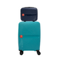 #color_ Navy DarkTurquoise | Cavalinho Canada & USA Colorful 2 Piece Luggage Set (15" & 19") - Navy DarkTurquoise - 68020004.0325.S1519._1